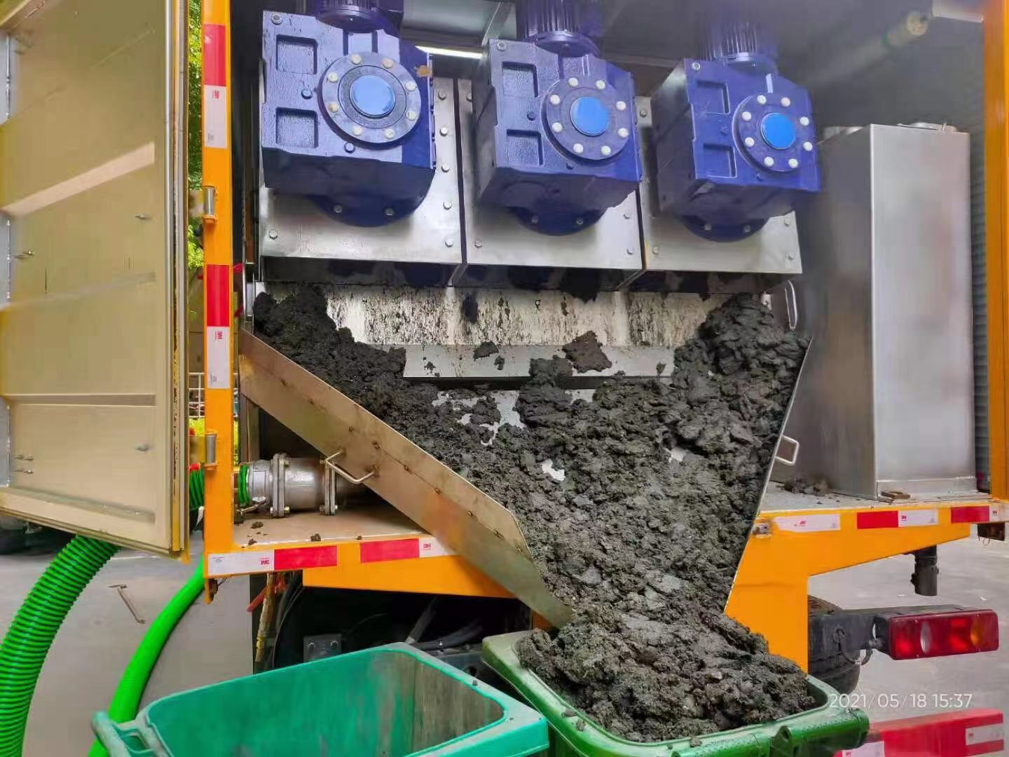 盖州化粪池清掏城市维护站-泥浆净化干湿分离处理